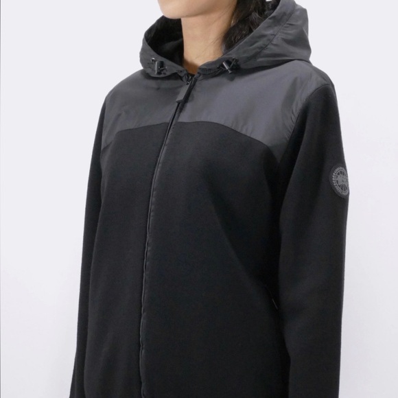 Canada Goose Womens Knit Windbridge Hoody Black Label - Black - Size XS - Picture 2 of 8